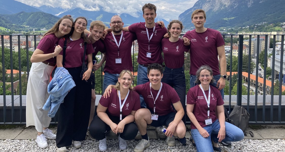Gruppenbild des Marburger Teams