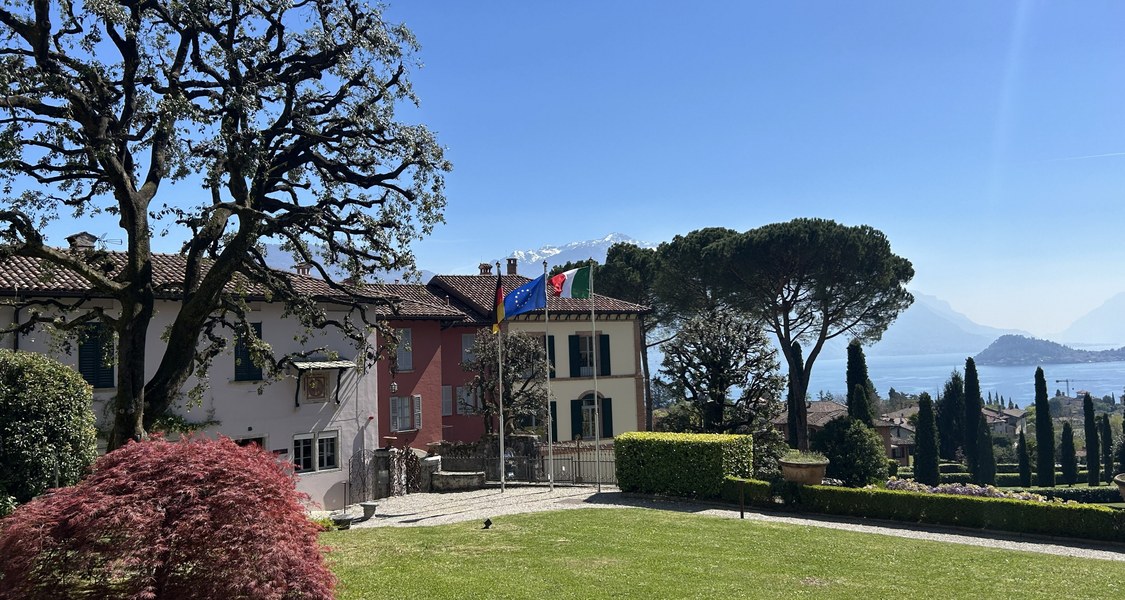 Foto der Villa Vigoni am Comer See