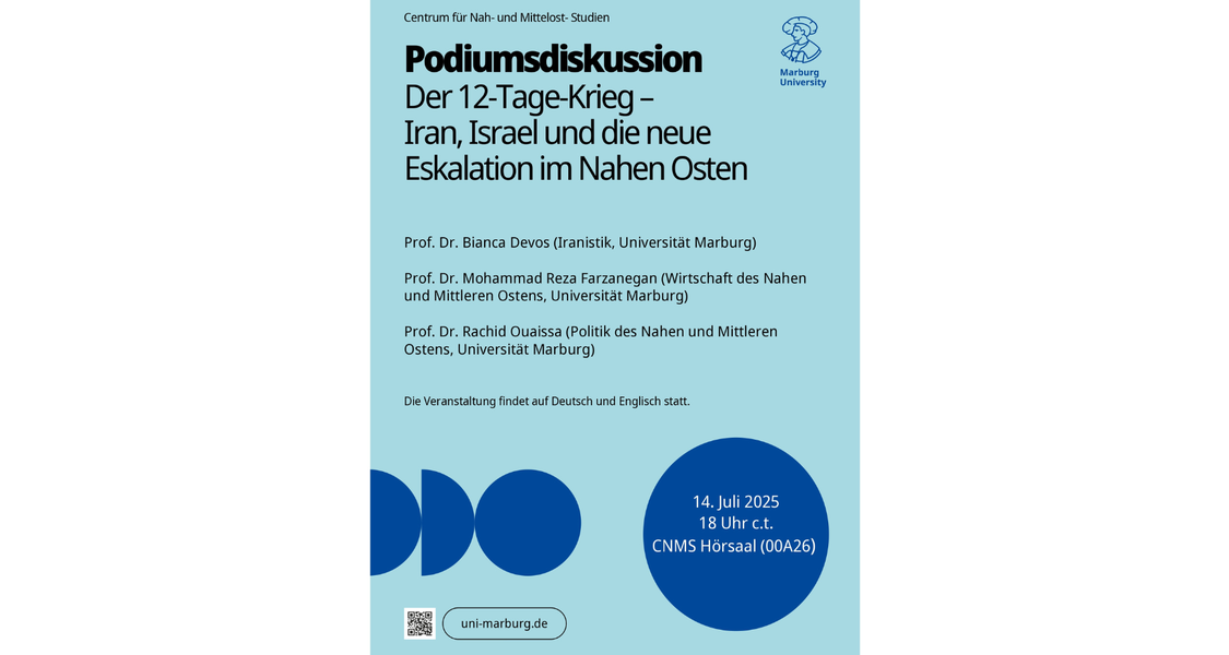 Poster zur Podiumsdiskussion