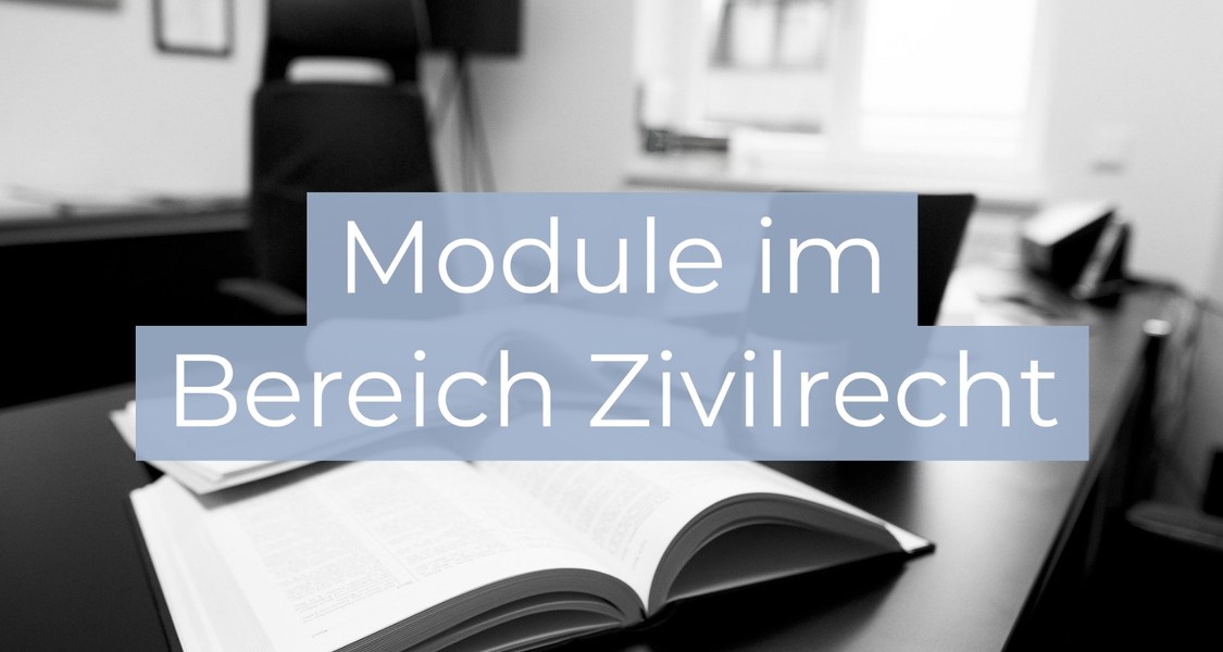 Jurastudium, Jura studieren, Zivilrecht, Module im Zivilrecht