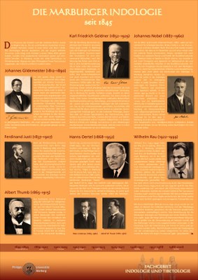 Poster Fachgeschichte der Marburger Indologie