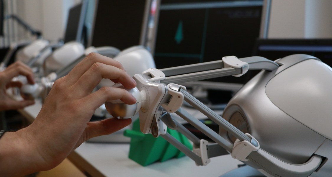 Haptic mesh inspection teaser