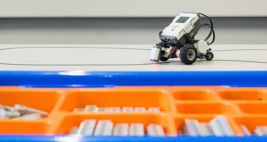 Roboter im Informatiklabor