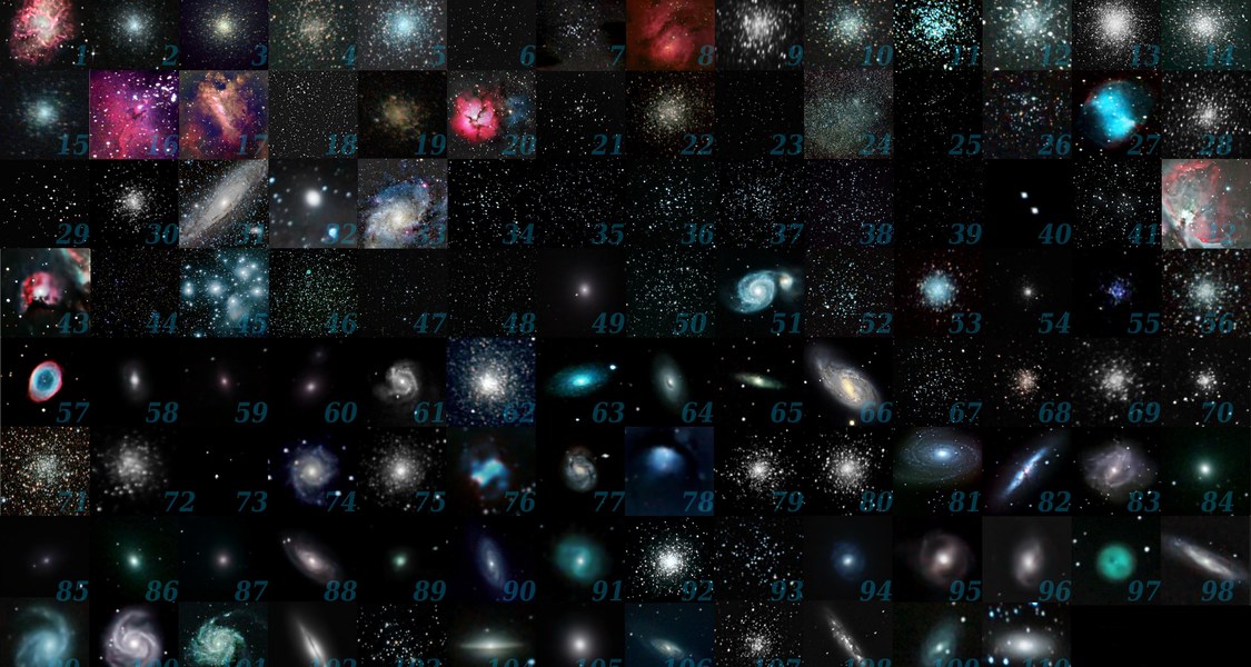 Alle Messier Objekte, Wikipedia