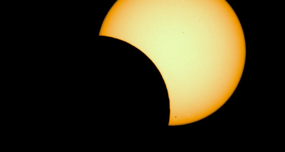 Partielle Sonnenfinsternis in Marburg am 25. Oktober 2022