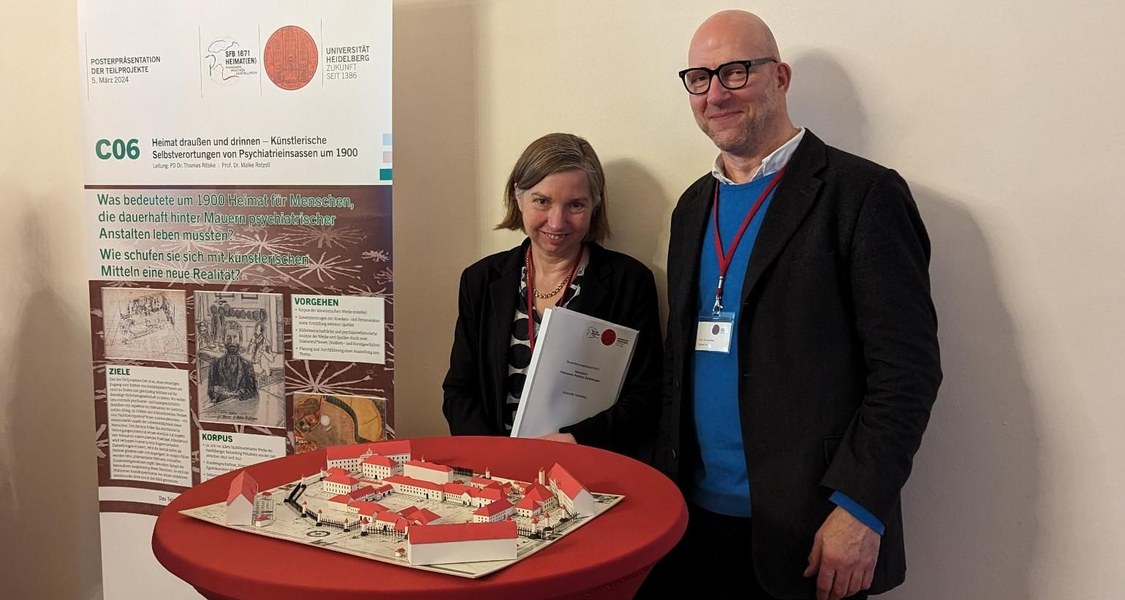 Prof. Dr. Maike Rotzoll und PD Dr. Thomas Röske bei der Vorstellung des Teilprojektes.