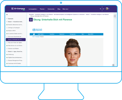 Vorschau vom Onlinekurs "Unterhalte dich mit Florence"