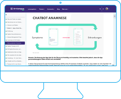 Vorschau vom Onlinekurs "Chatbot Anamnese"