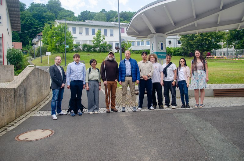 Dr. Kyle Keane (University of Bristol) besucht im Rahmen des Projekts Math4VIP den blistaCampus.