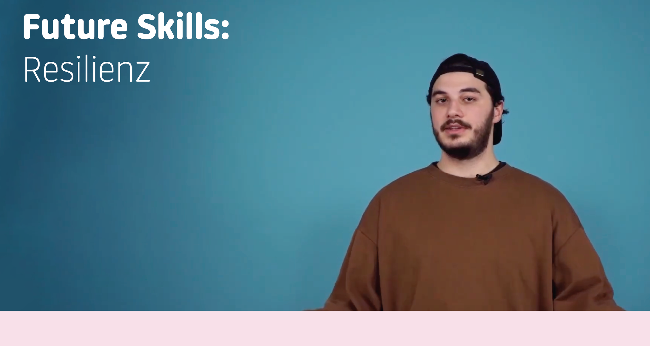 Future Skills sind Fähigkeiten, die gegenwärtig und zukünftig für das Berufsleben und  die gesellschaftliche Teilhabe wichtig werden. Dieses Video widmet sich dem Skill "Resilienz".

Entstanden im Rahmen des Seminars "Audiovisuelle Vermittlung von Future Skills" unter der Leitung von Dr. Monika Weiß, Institut für Medienwissenschaft, in Kooperation mit MarSkills.