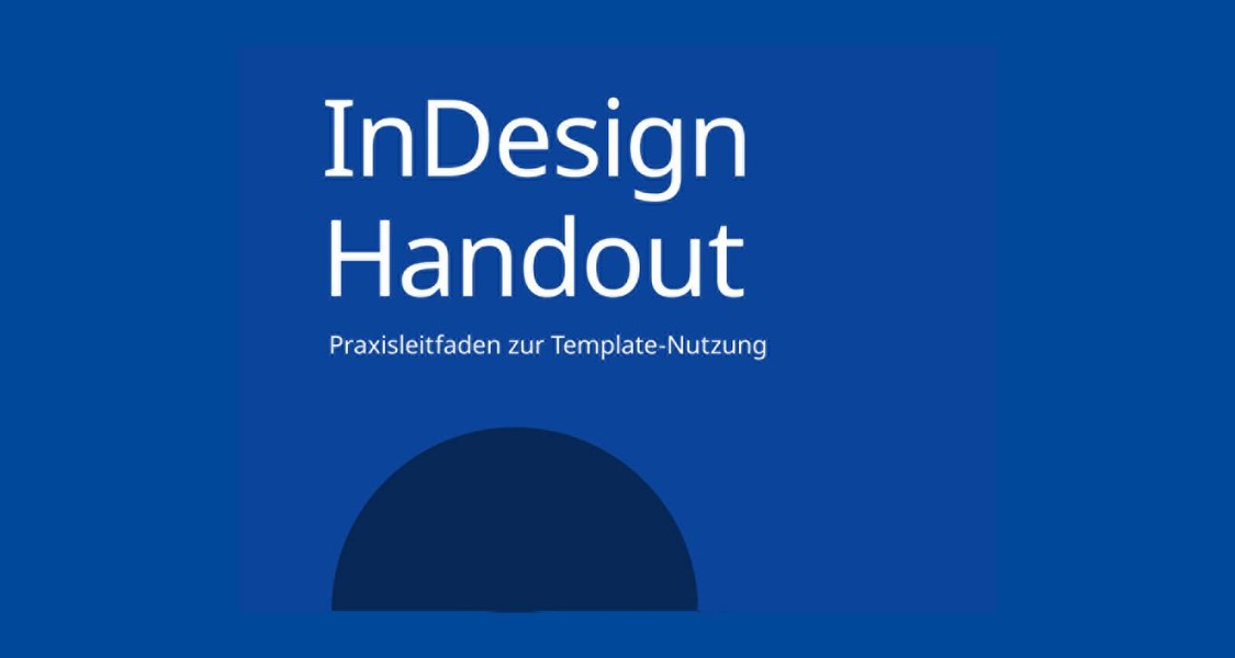 Titelseite des Handouts für die InDesign-Vorlagen im CD