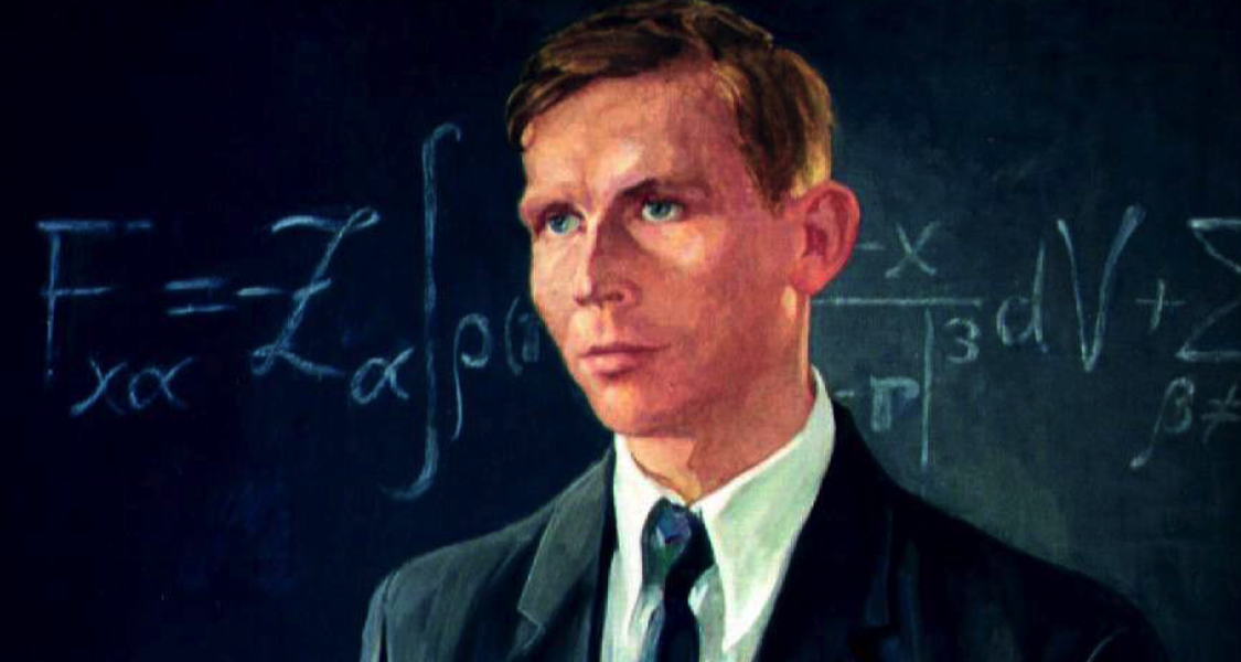 Portrait of Hans Hellmann at the Karpov Institute of Physical Chemistry, Moscow (oil painting by Tatjana Liwschitz after a photograph, Moscow, 1999) [Image source: Detail of a photograph by W. H. E. Schwarz, Siegen; courtesy of W. H. E. Schwarz]
